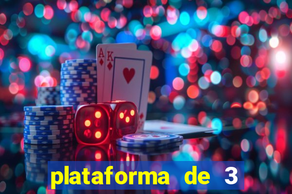 plataforma de 3 reais jogo